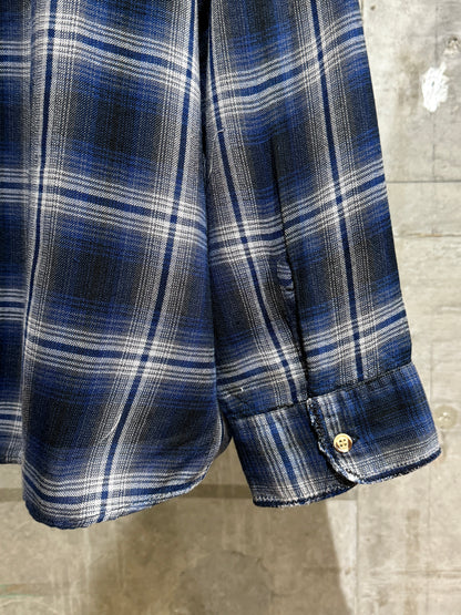 Vintage Cotton Plaid Shirt