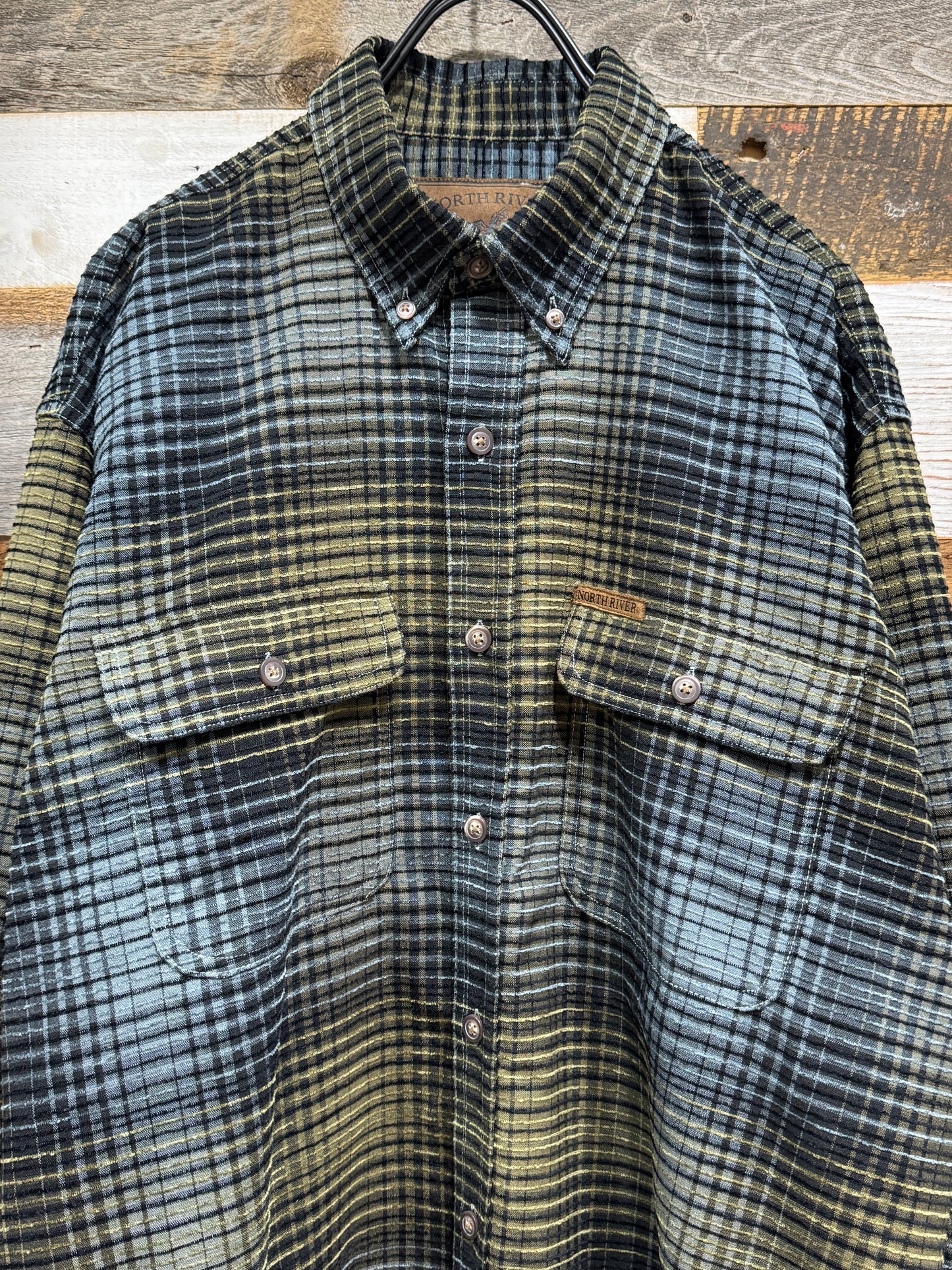 Old Shadow Plaid Flannel Shirt