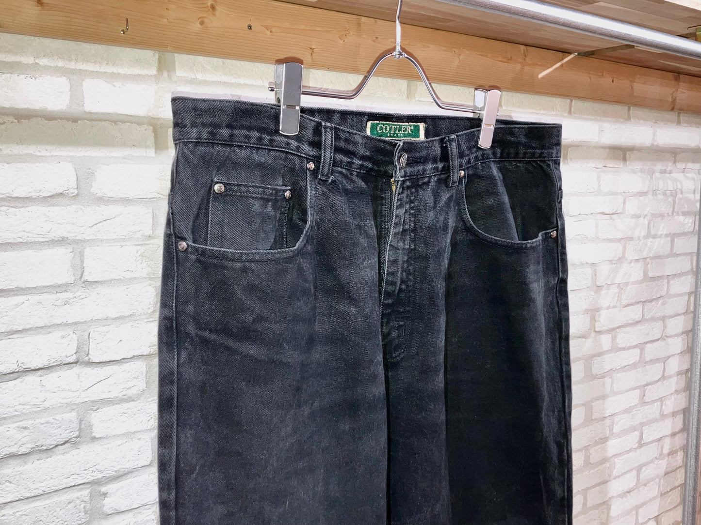 "COTLER" Old Wide Denim Pants