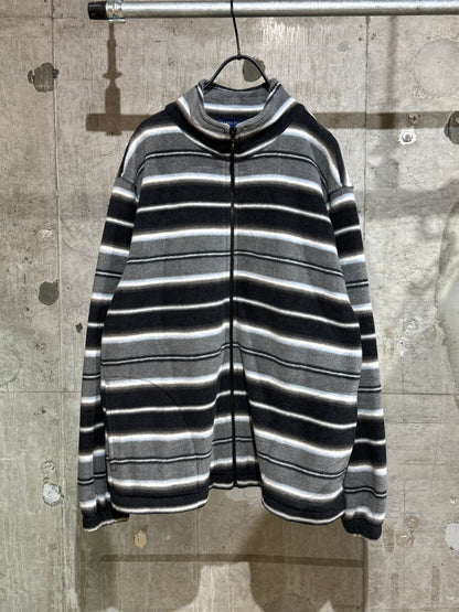 00's Striped Fleece Jacket