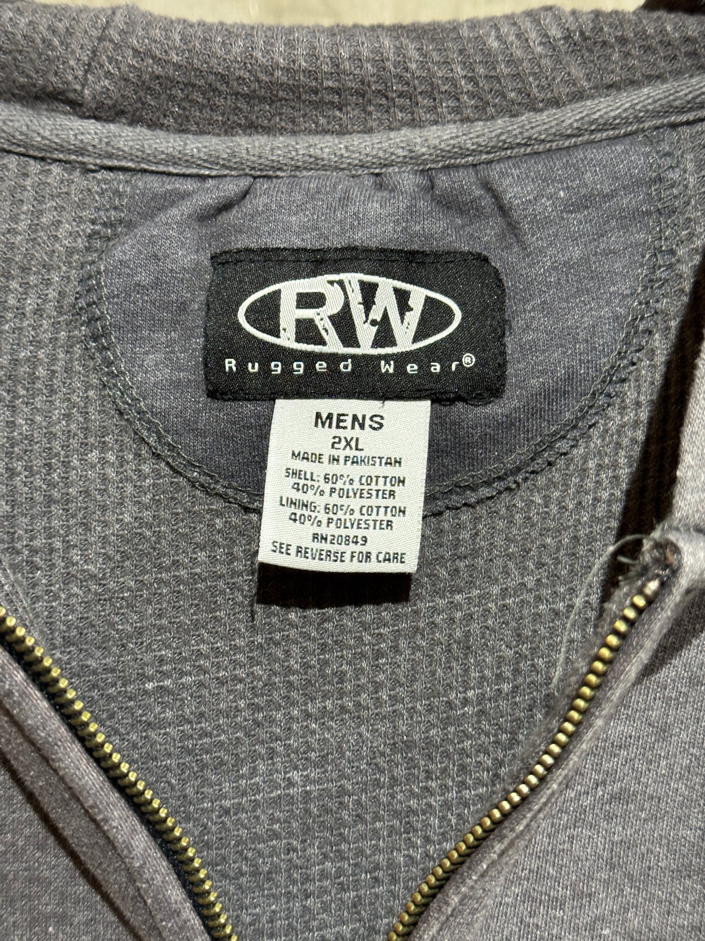 00's Vintage Boxy fit Zip-up Hoodie