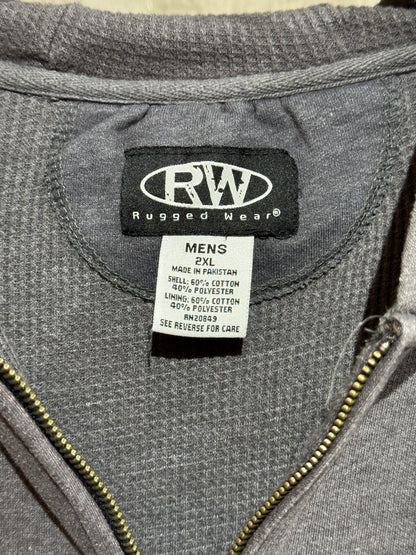00's Vintage Boxy fit Zip-up Hoodie