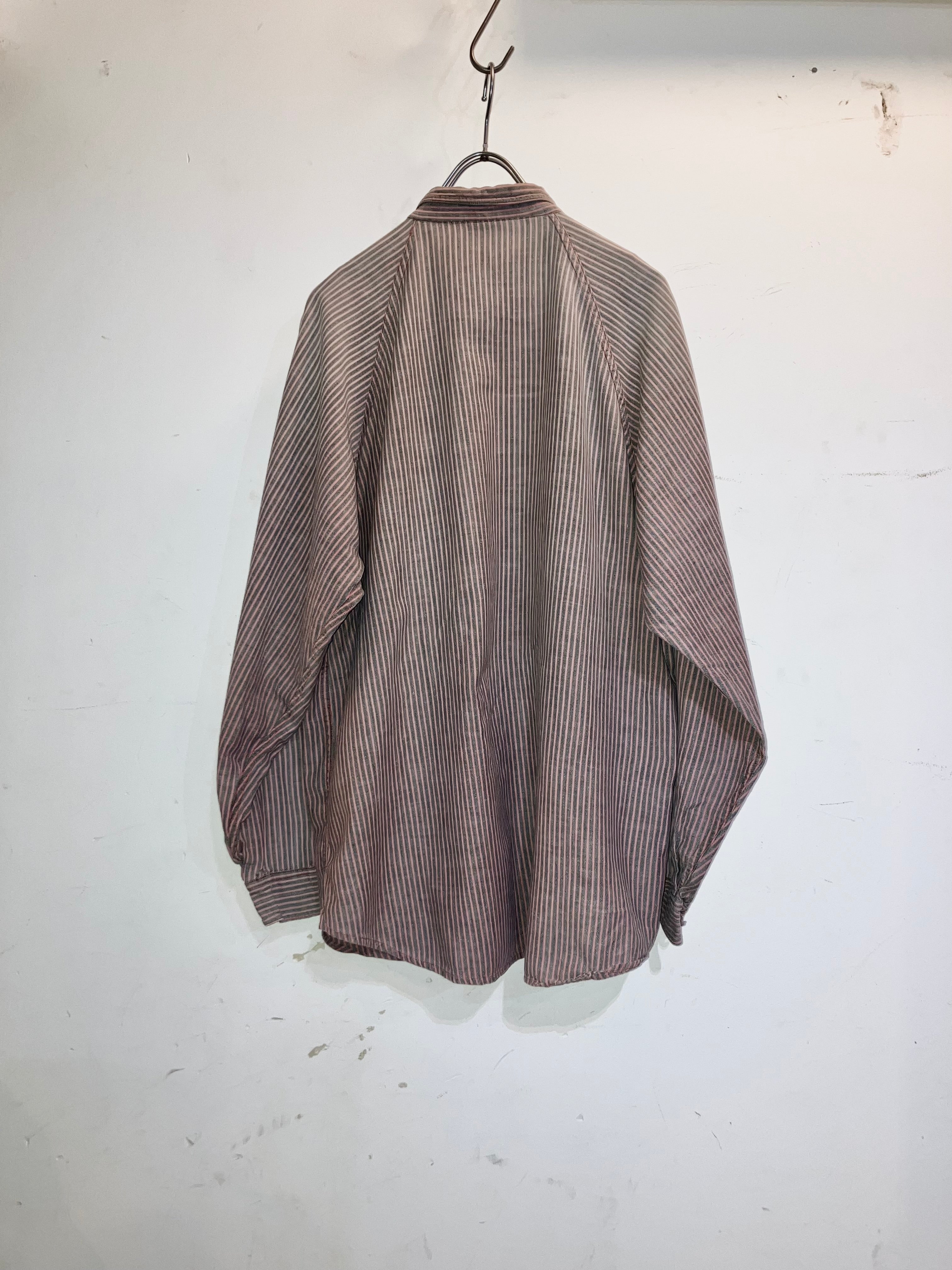 Old Raglan Sleeve Stripe Shirt – BUSINESS AS USUAL