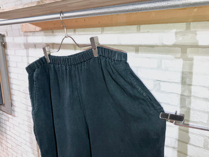 "FLAX" Old Wide Linen EZ Pants