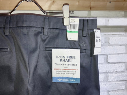 "DOCKERS" 10s Wide Work Pants "NOS"