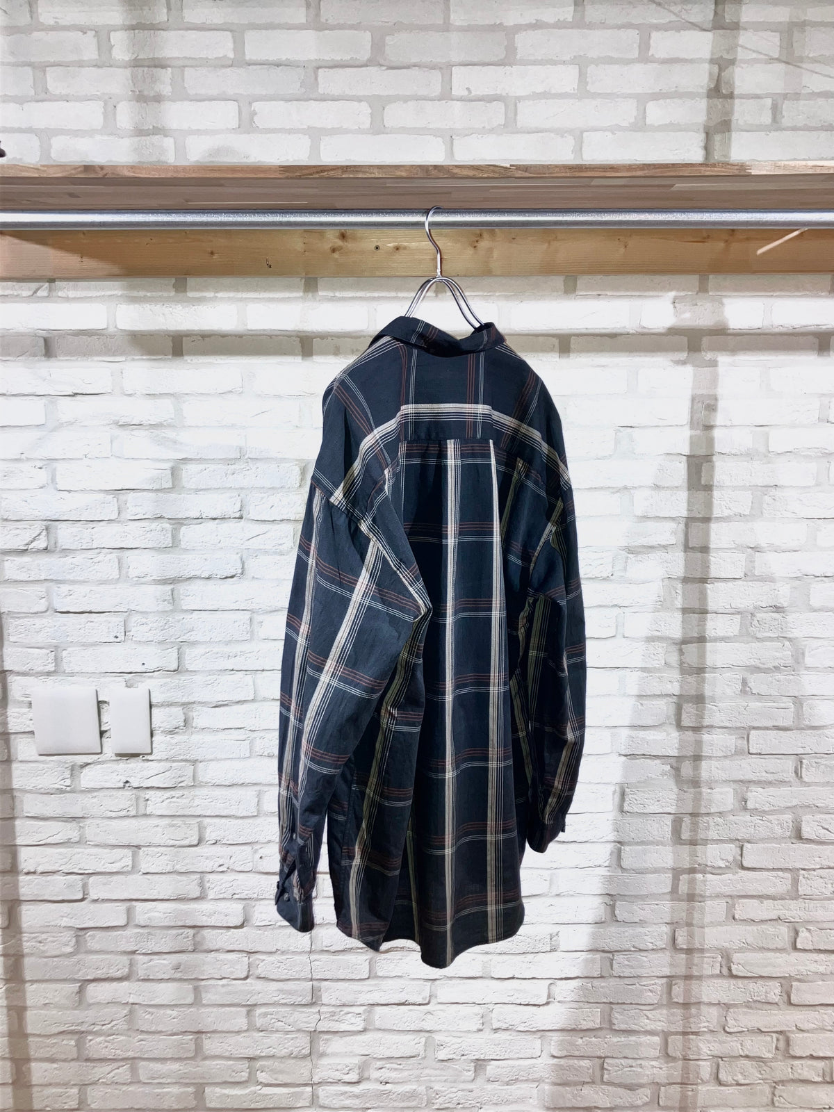 "PERRY ELLIS" Old Check Shirt