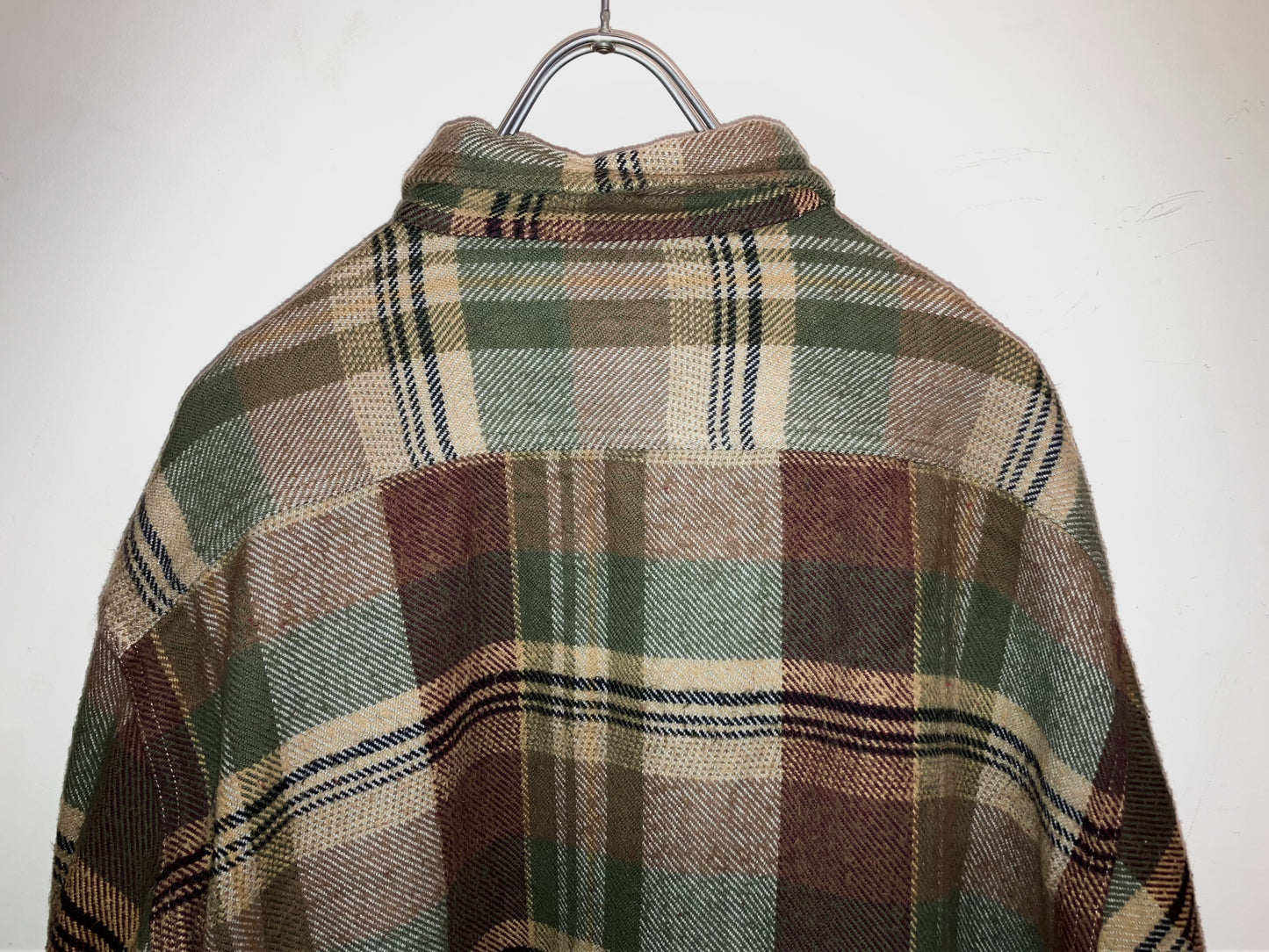 "FIVE BORTHER" 00s Heavy Flannel Check Shirt