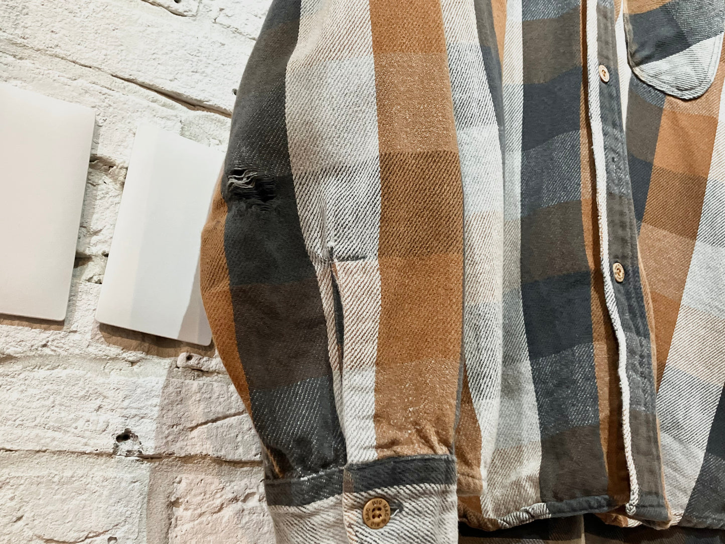 "BIG MAC" Old Check Heavy Flannel Shirt