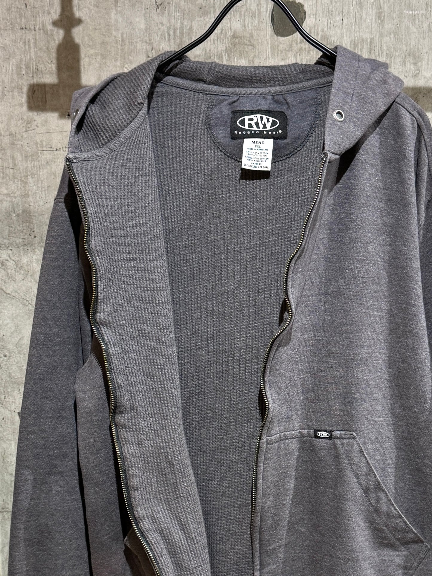 00's Vintage Boxy fit Zip-up Hoodie