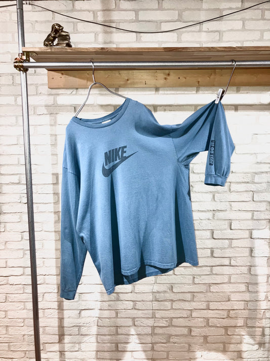"NIKE" 00s Printed LS Tee
