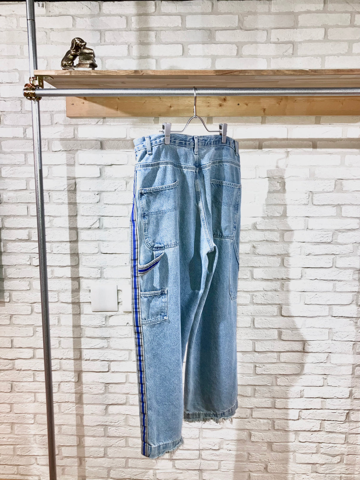 "UTILITY" Old Design Wide Denim Pants