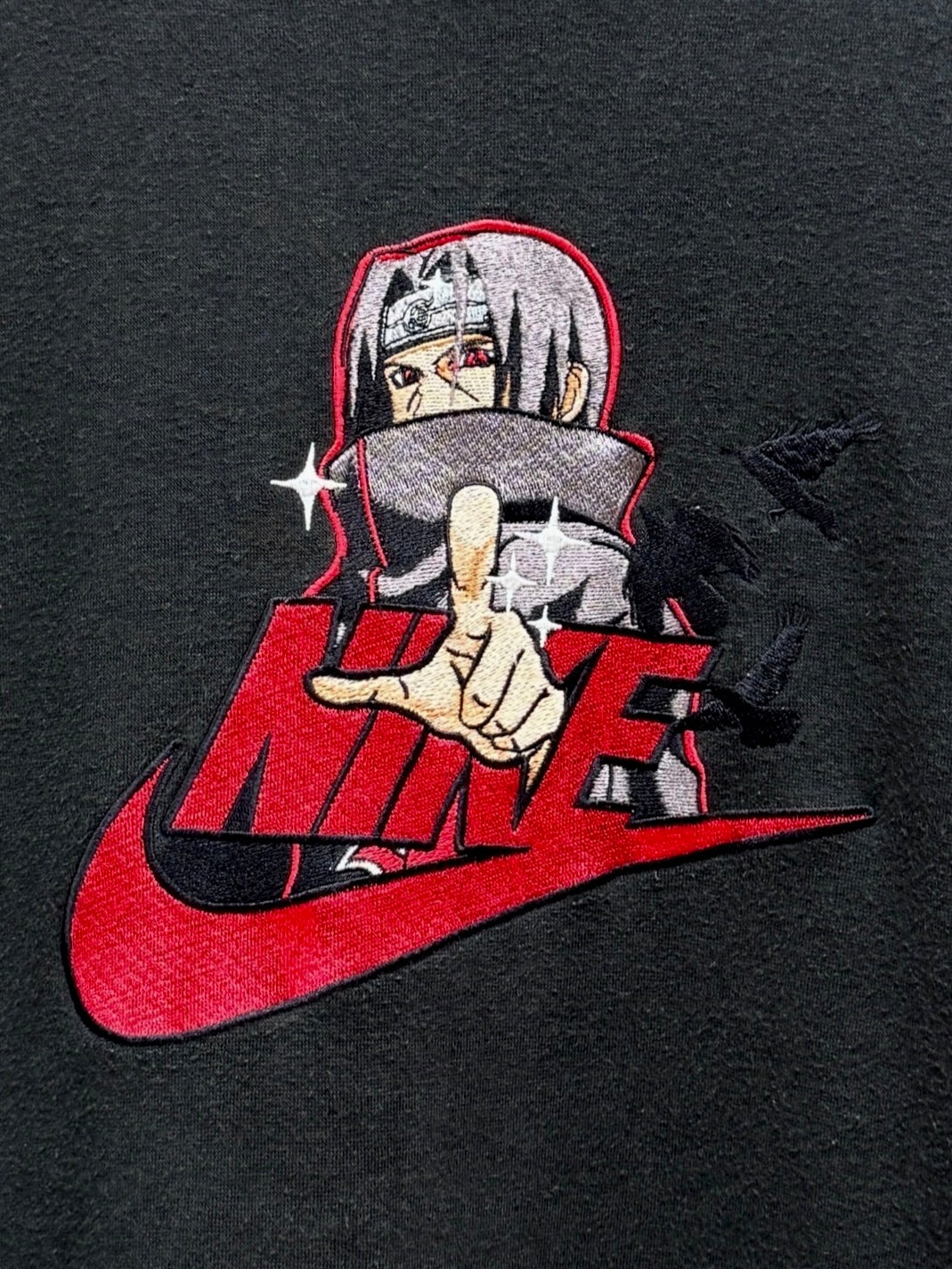 "Itachi Uchiha" Anime Swoosh Hoodie