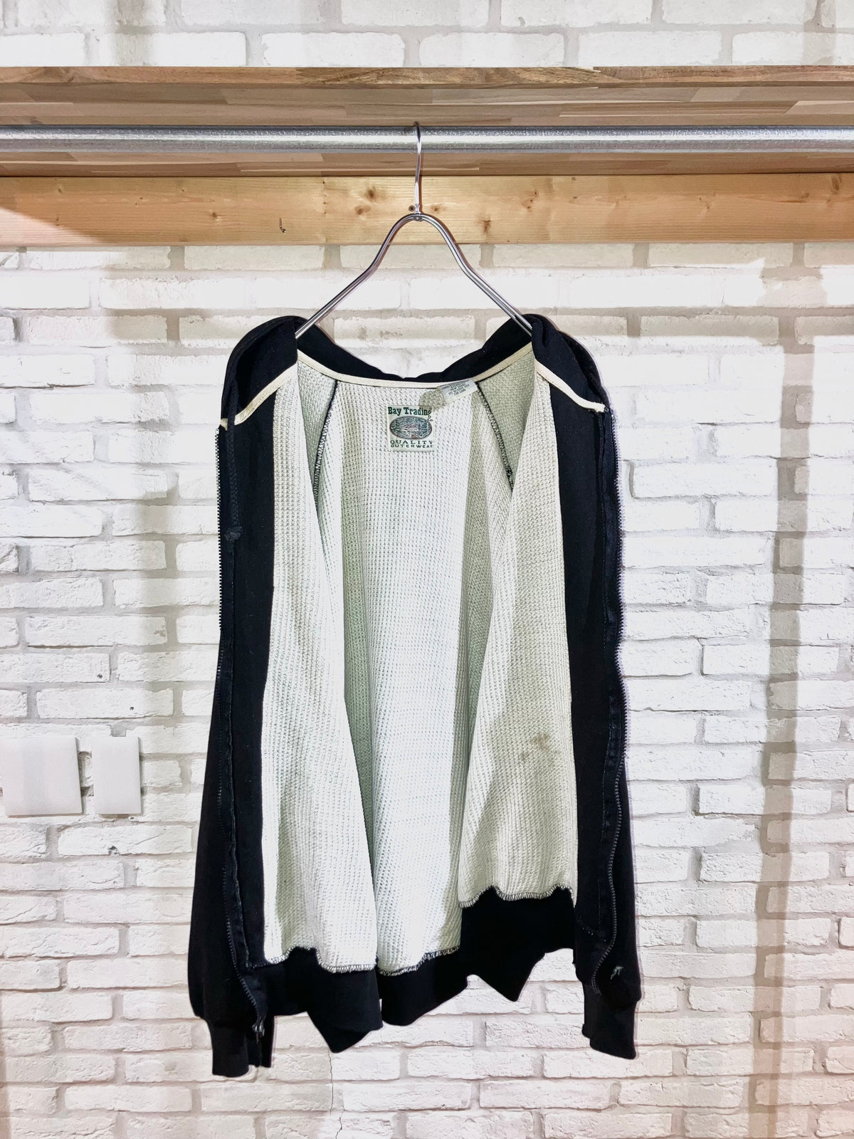 Old W Face Zip Hoodie