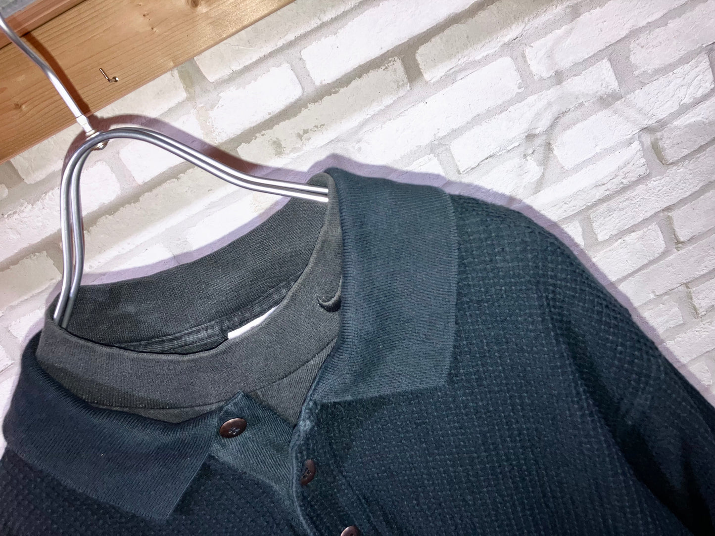 Old Themal Polo Shirt