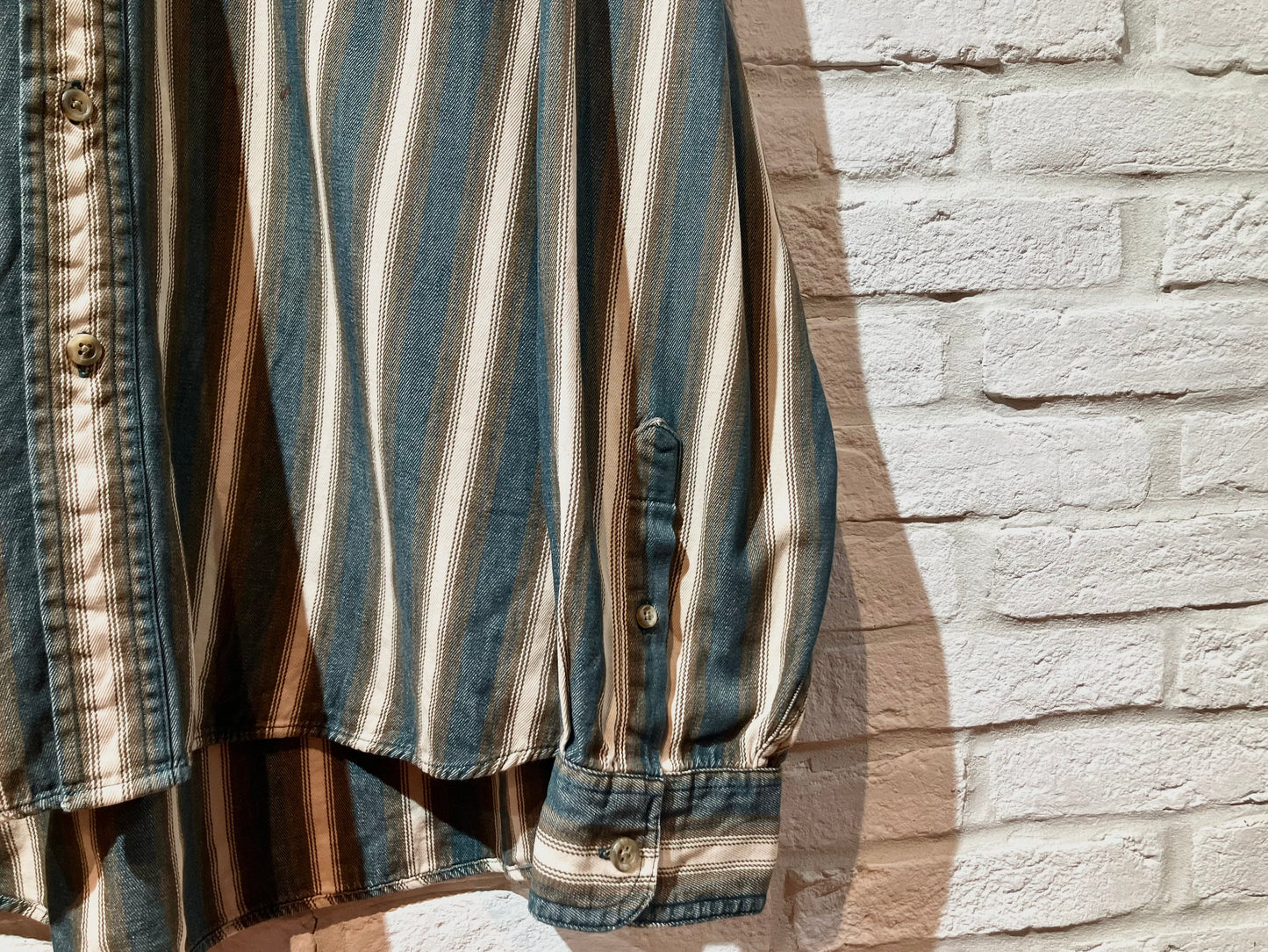 "Eddie Bauer" Old Stripe Shirt