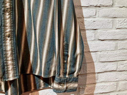 "Eddie Bauer" Old Stripe Shirt