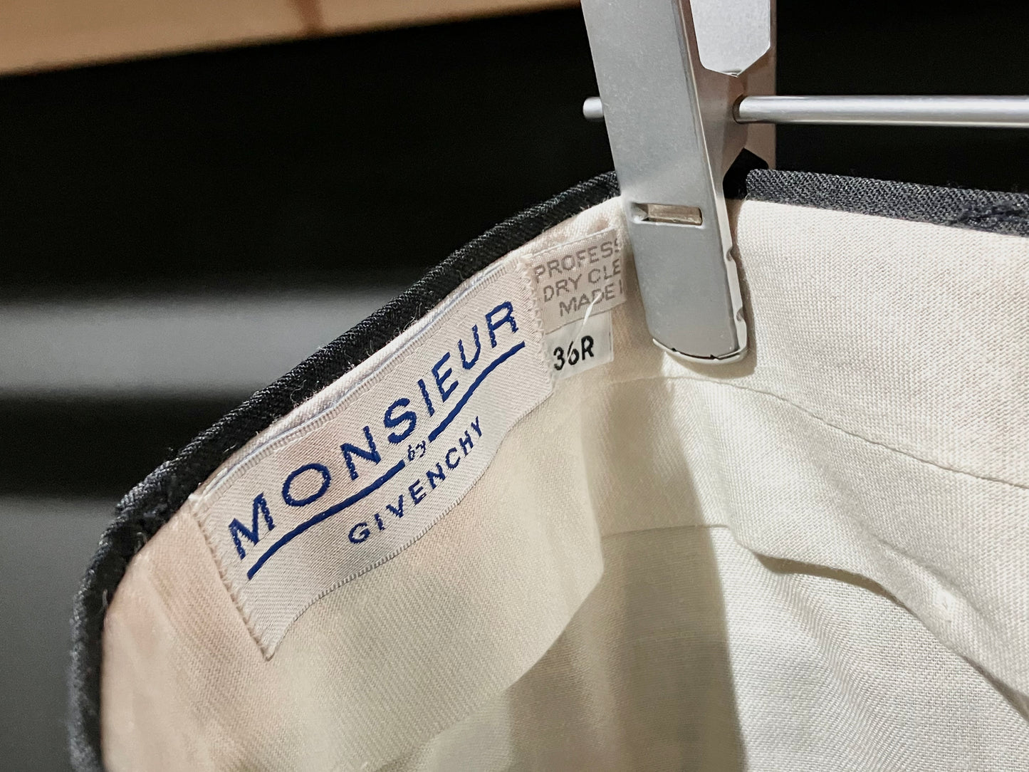 "GIVENCHY" Old Wide Slacks