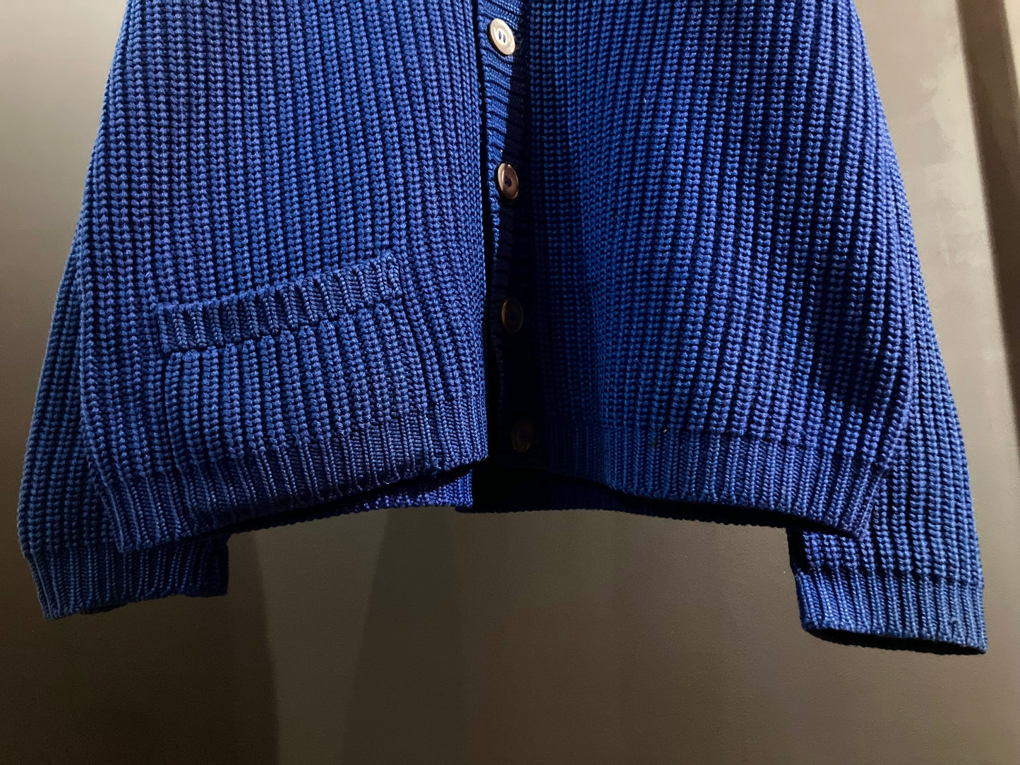 Vintage Design Wool Knit Cardigan