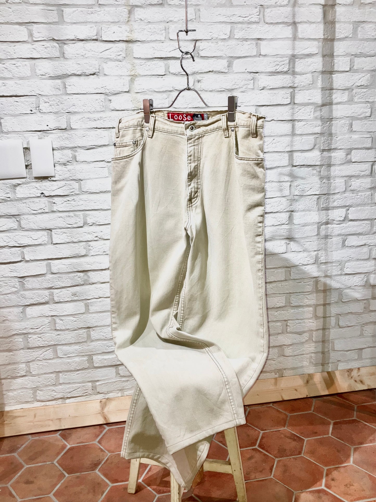 "Levi's SILVER TAB" Old Wide Color Denim Pants
