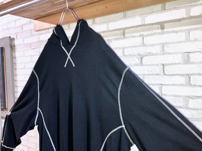 "KING SIZE" 00s Oversized Design Themal Hoodie