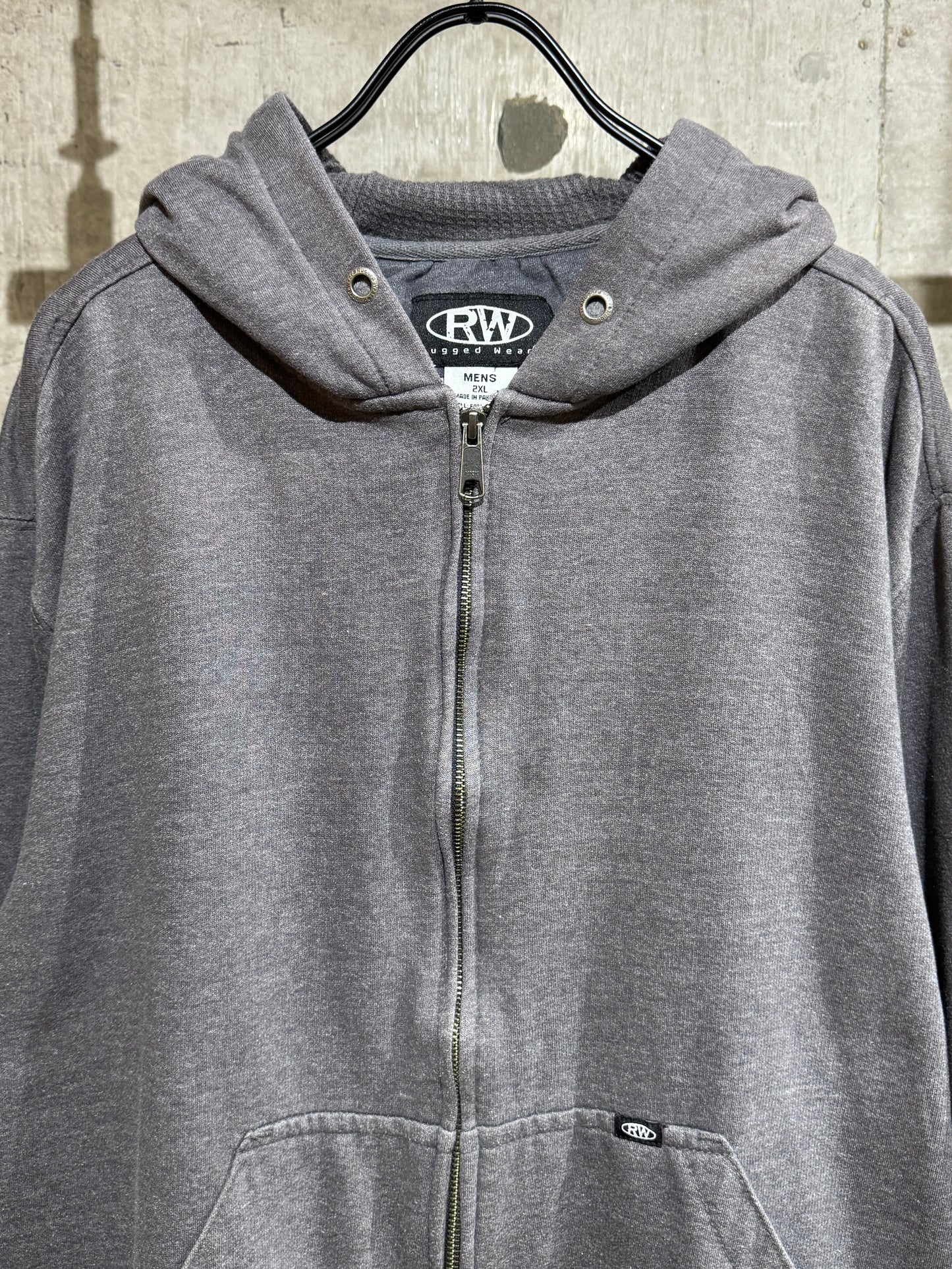 00's Vintage Boxy fit Zip-up Hoodie