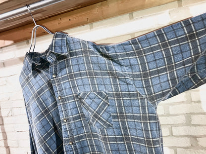 "puritan" Old Printed Check Shirt
