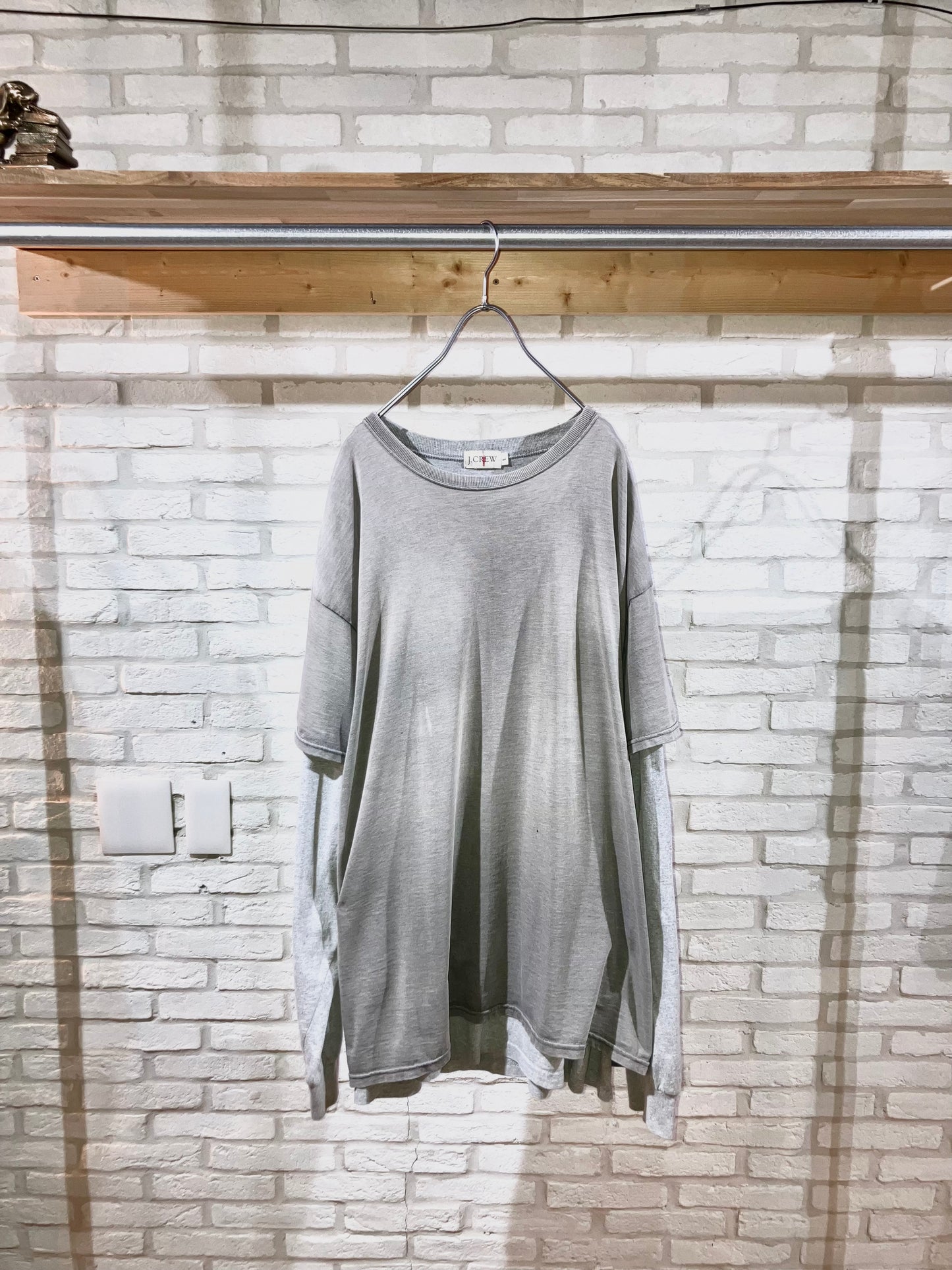 "J.CREW" Old Oversized LS Tee