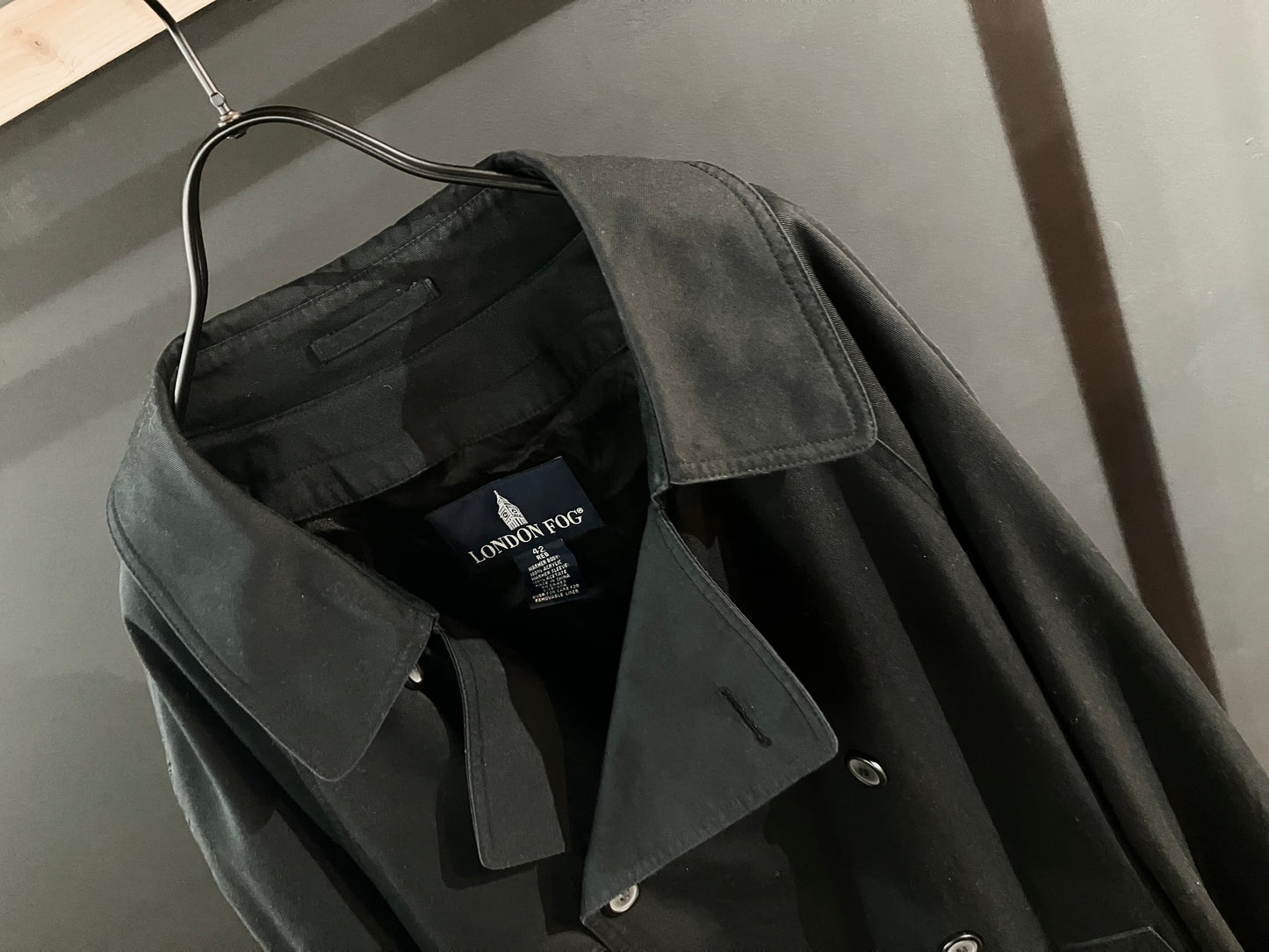 "LONDON FOG" 00s Cotton Base Trench Coat