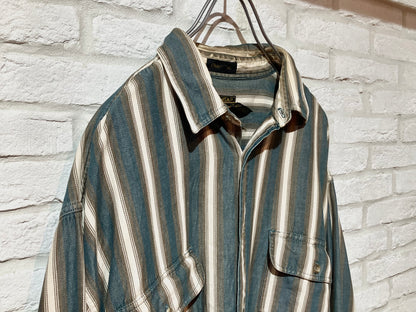 "Eddie Bauer" Old Stripe Shirt
