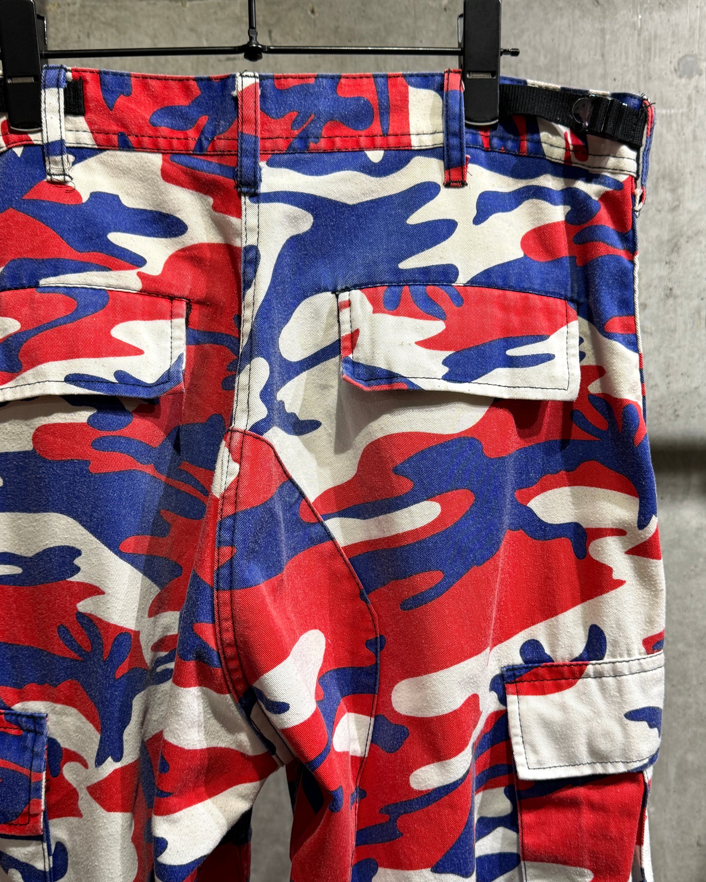 Vintage Tricolor Camo Cargo Pants