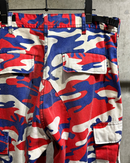 Vintage Tricolor Camo Cargo Pants
