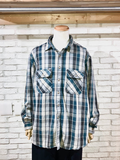 "Carhartt" Old Heavy Flannel Check Shirt