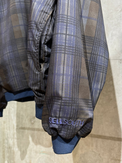 90's Plaid Pullover Jacket