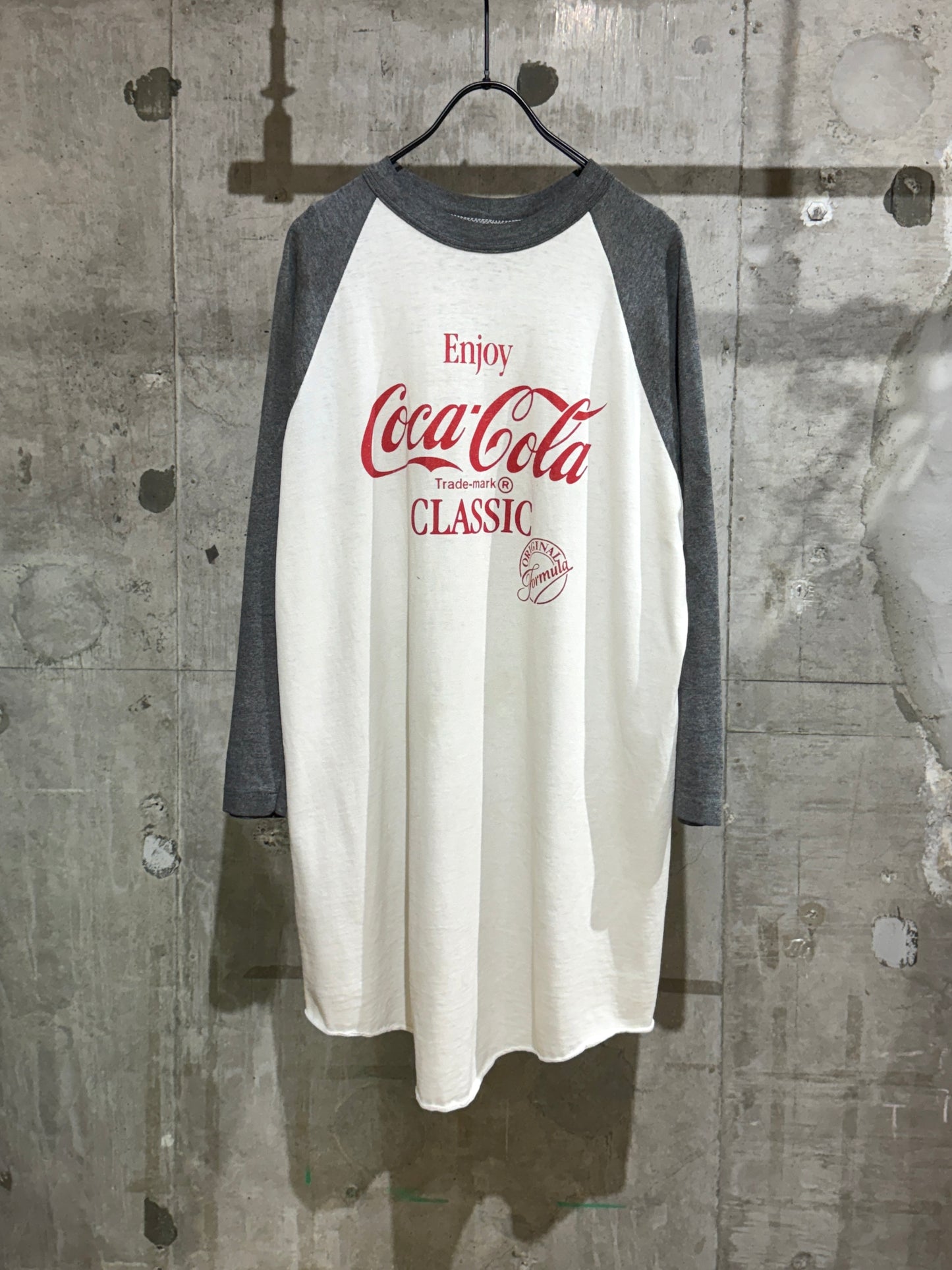 Coca Cola Three Quarter Sleeve Long Tee