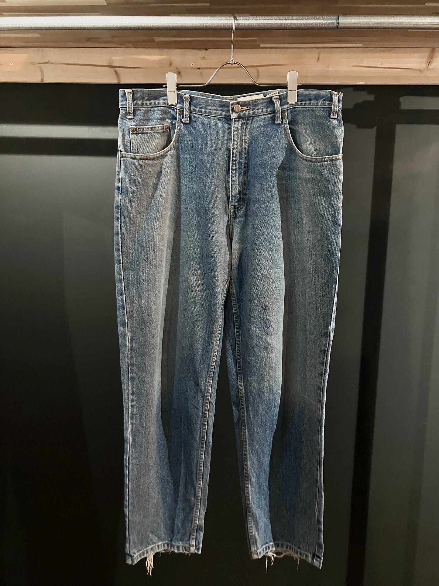 "Eddie Bauer" Old Wide Denim Pants