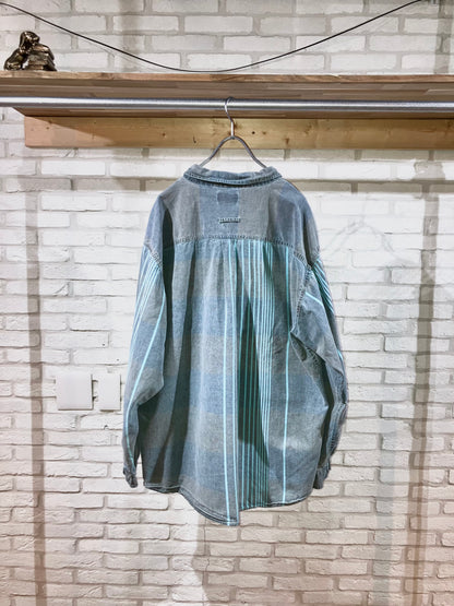 "SASSON" Old Design Stripe Shirt