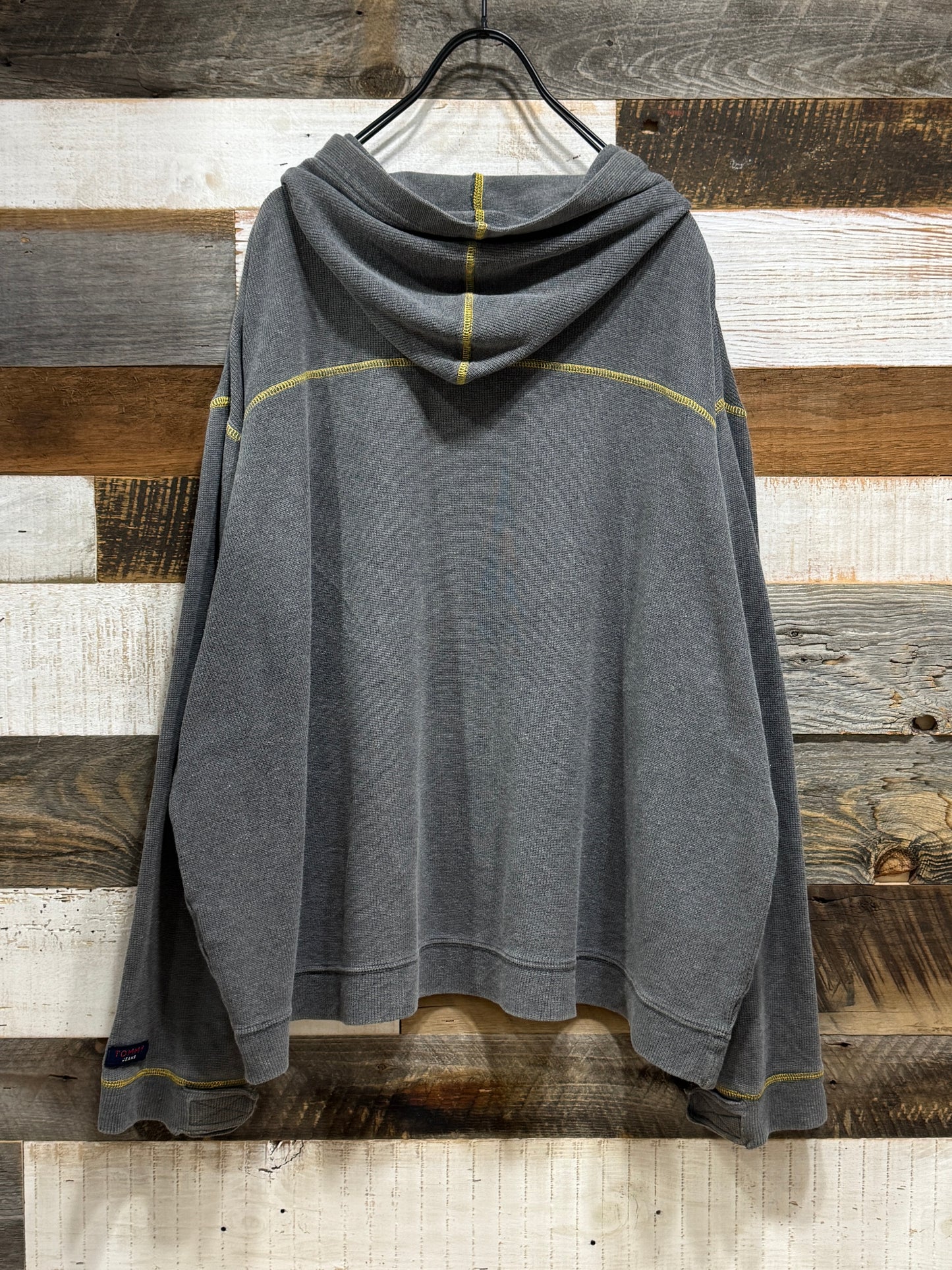 00s Tommy Jeans Knitted Boxy Hoodie