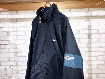 "NIKE" 00s Design Nylon JKT