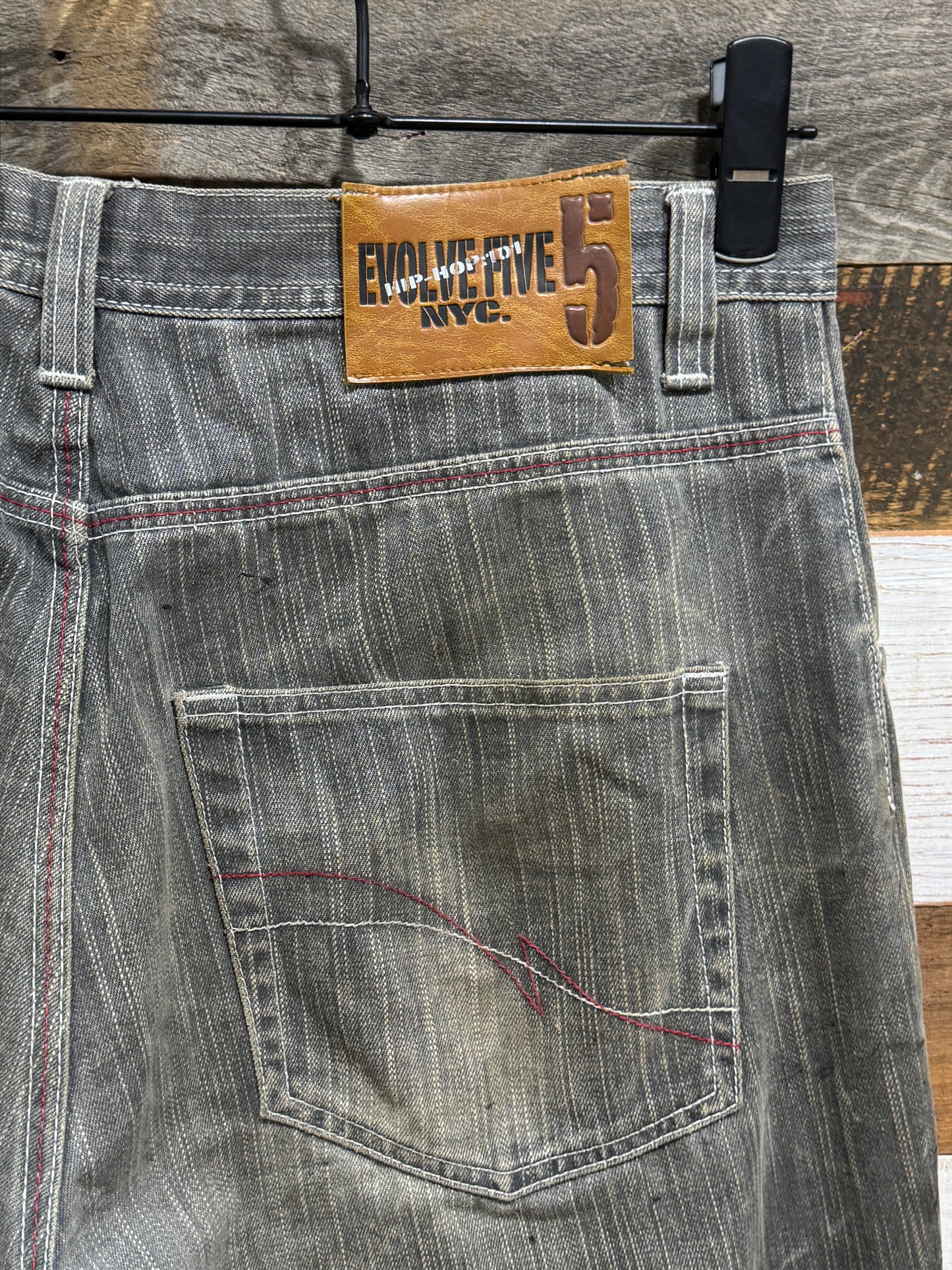 00s Evolve 5 Wide Denim Pants