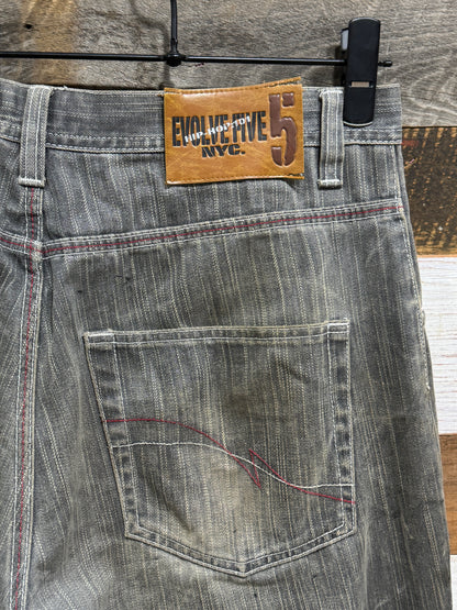 00s Evolve 5 Wide Denim Pants