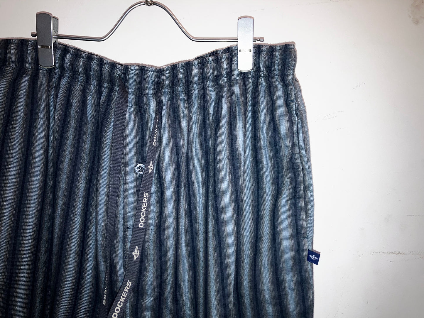 "DOCKERS" 00s Stripe Wide EZ Pants