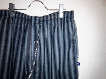 "DOCKERS" 00s Stripe Wide EZ Pants