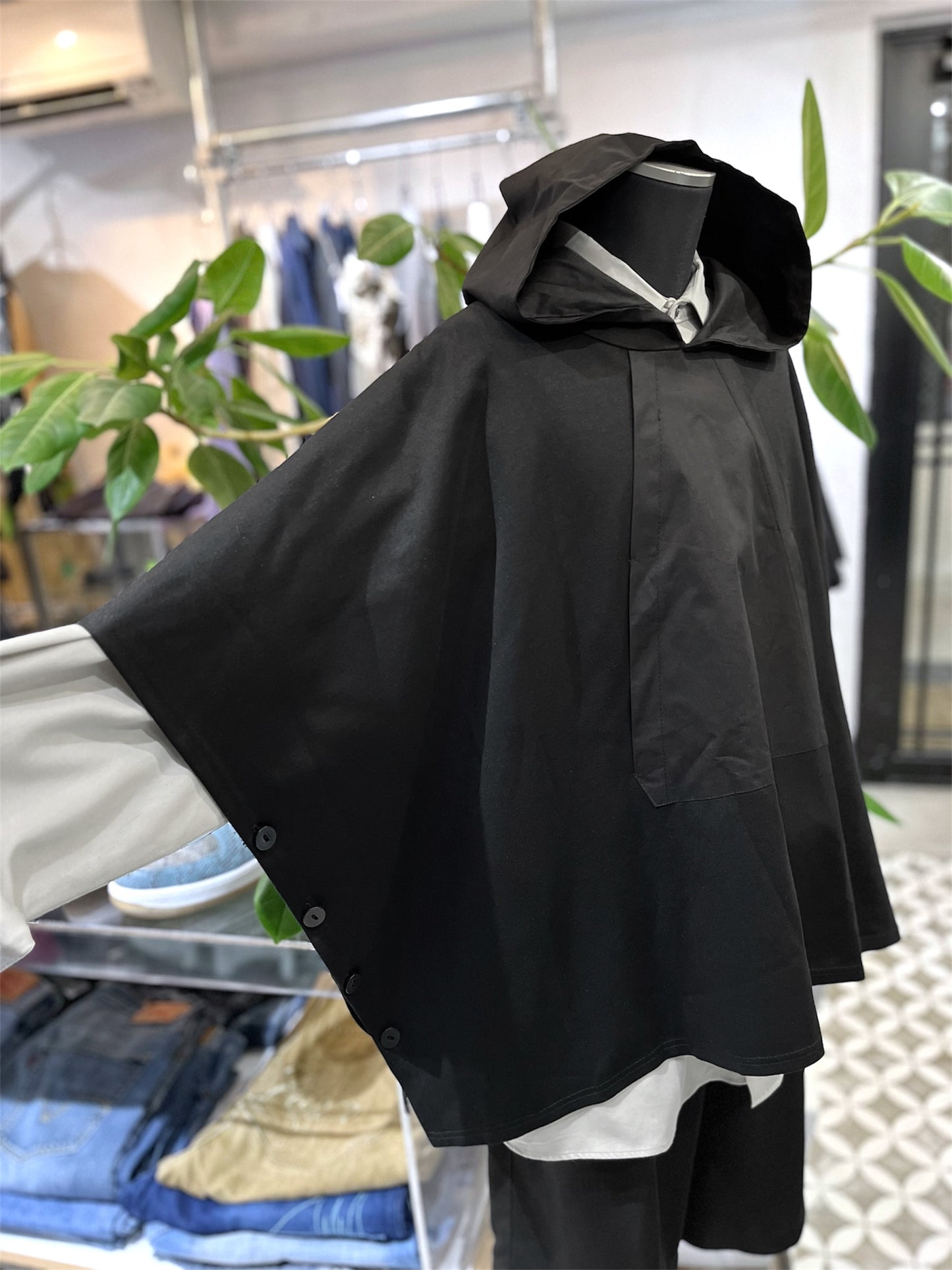 Design poncho pullover shirt