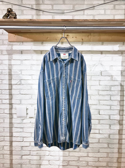 "Levi's" Old Stripe Denim Shirt