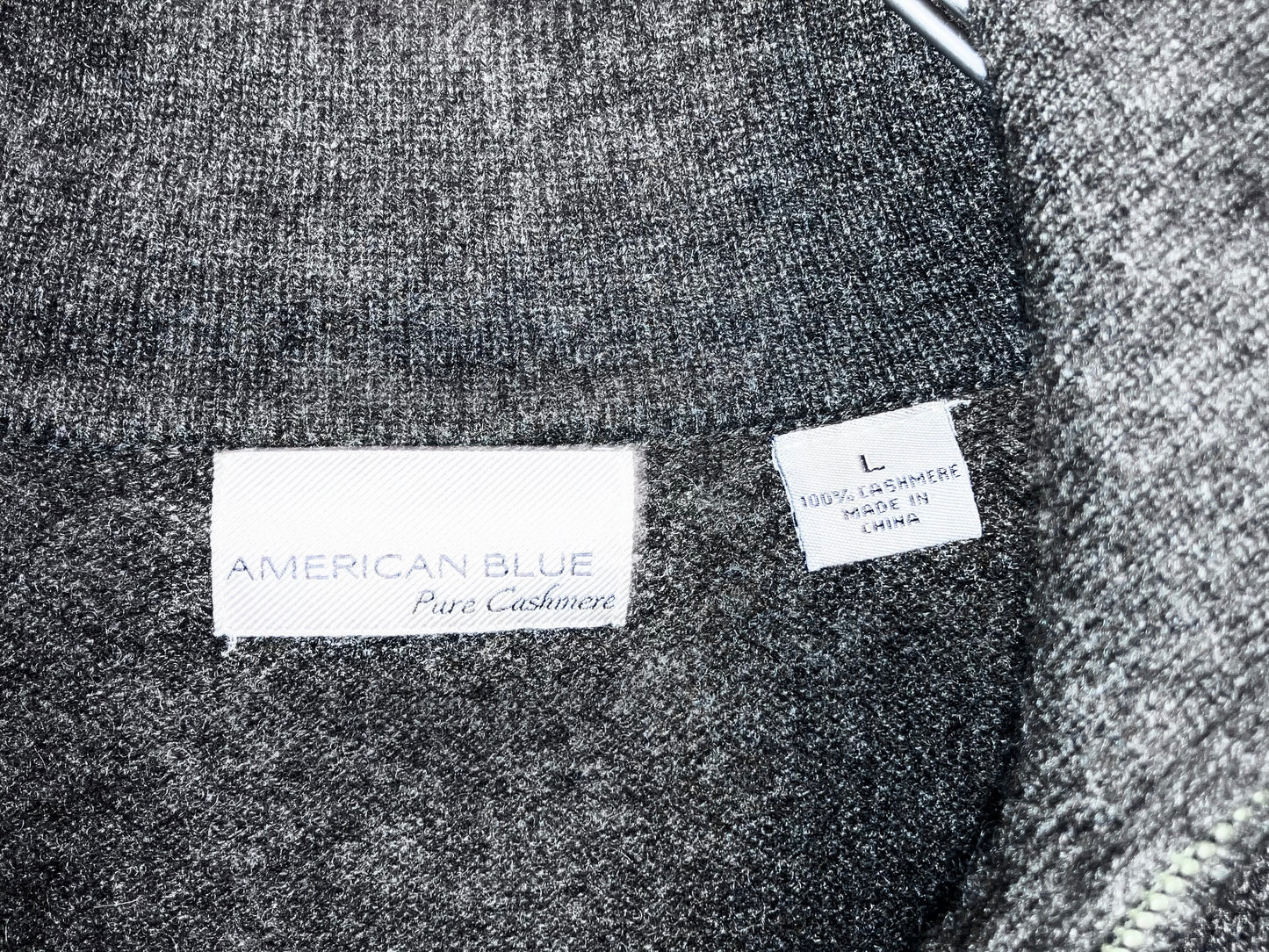 00s Half Zip Cashmere Knit