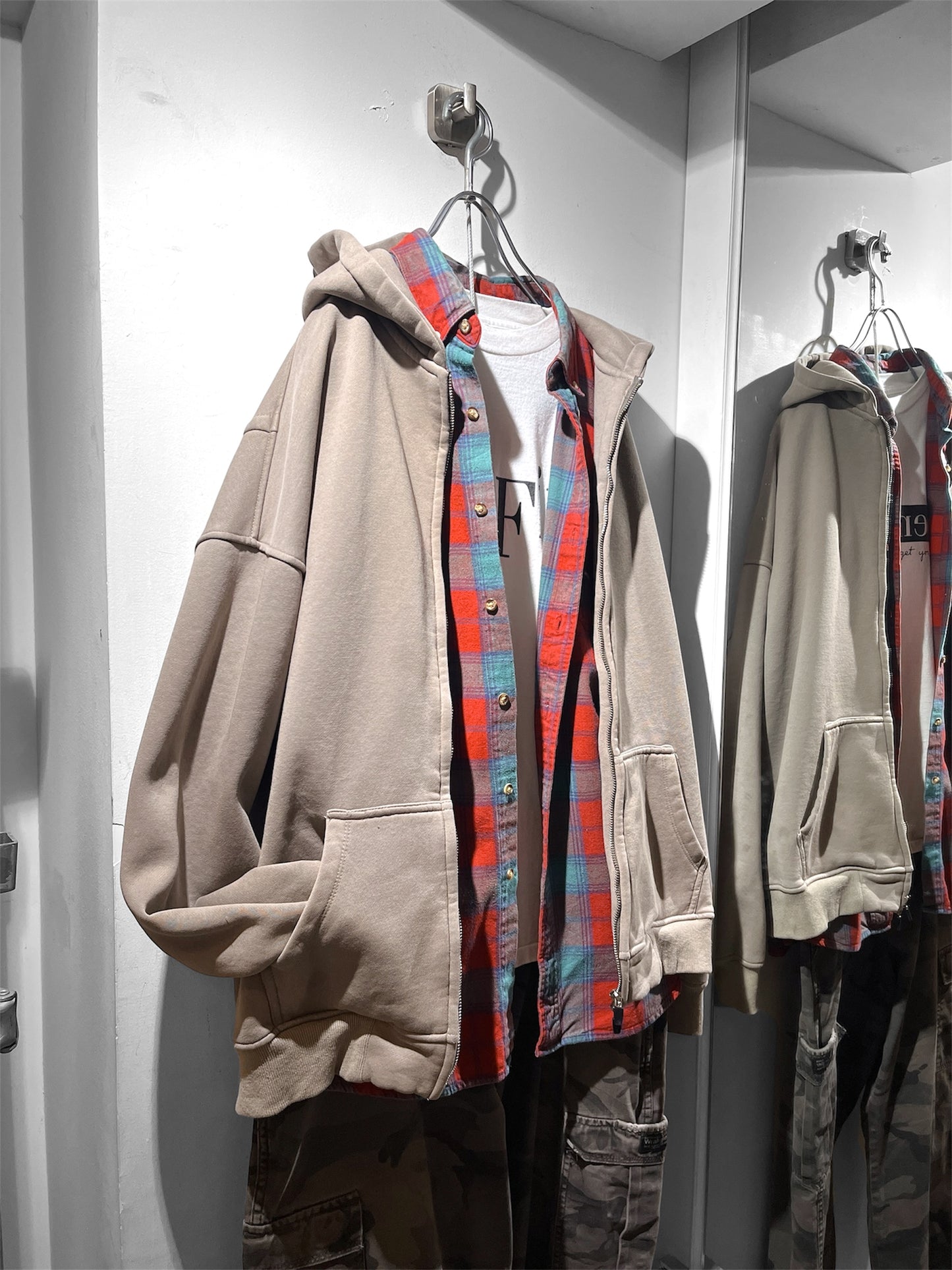 Fear of God double zip hoodie