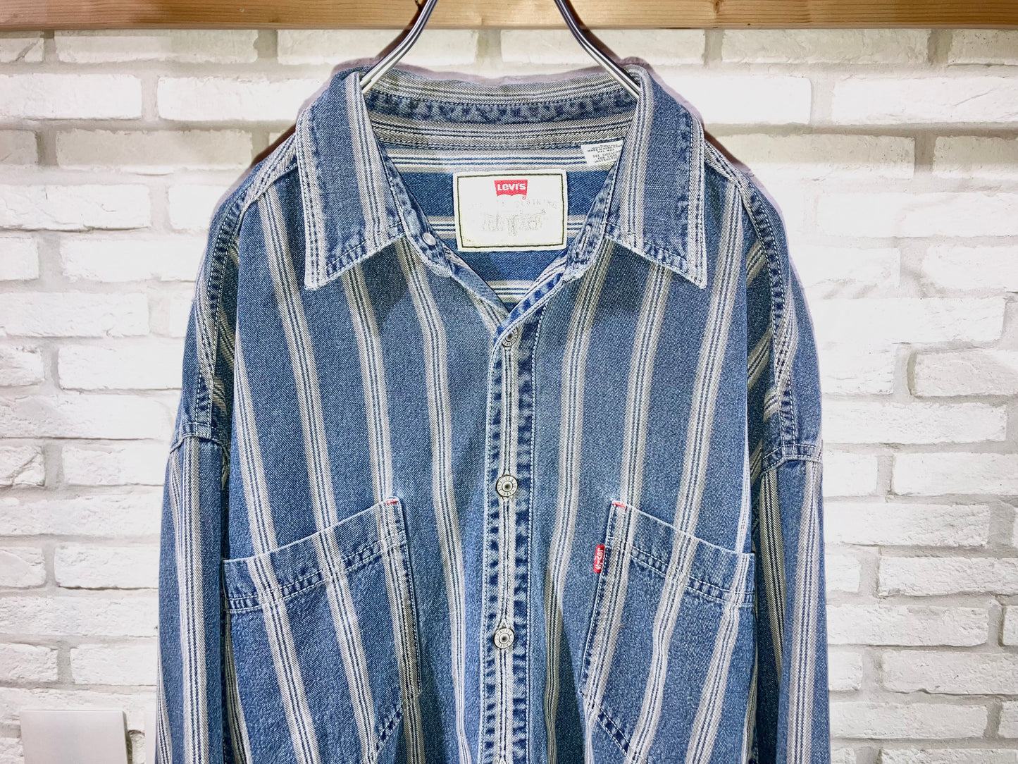 "Levi's" Old Stripe Denim Shirt