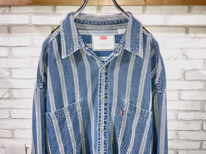 "Levi's" Old Stripe Denim Shirt