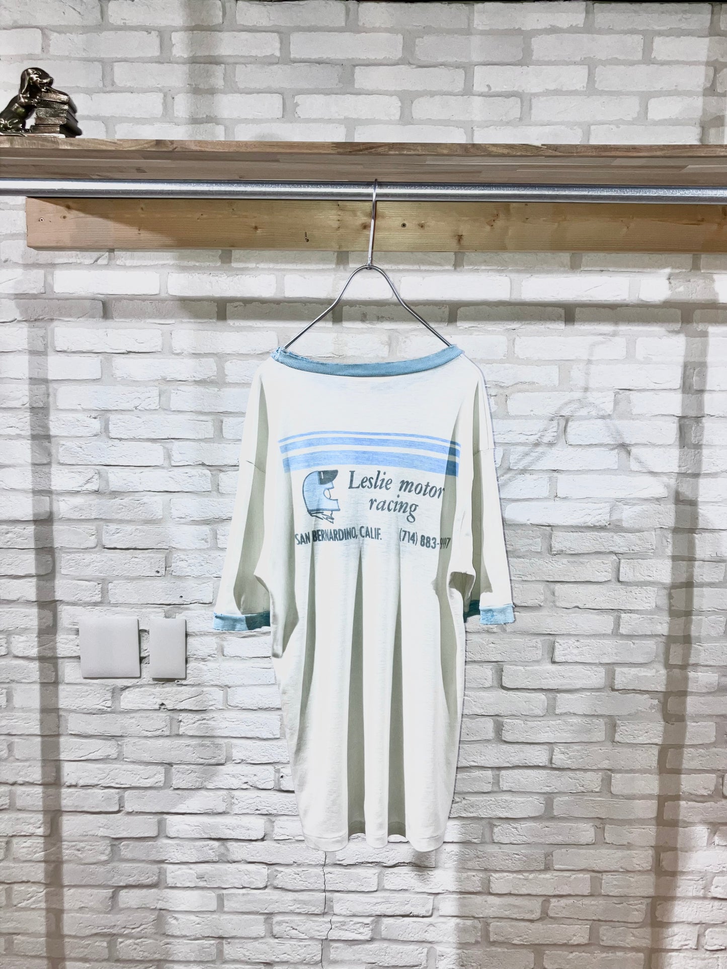 Vintage Printed Ringer Tee