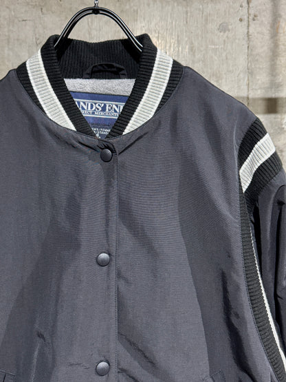Lands End Rib Line Varsity Jacke